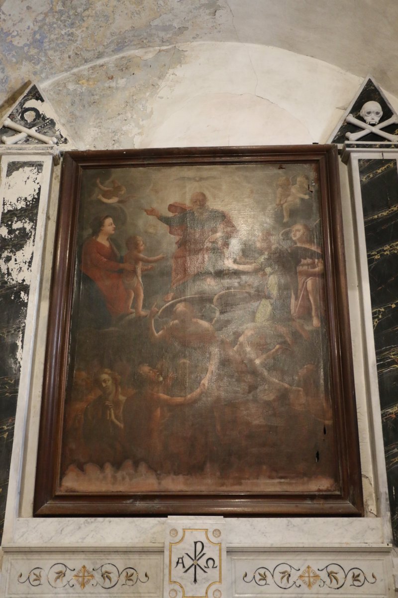 joncourj's tweet image. La @fond_patrimoine des #AlpesMaritimes et la mairie de #Coursegoules viennent de signer une convention pour la restauration du tableau &quot;Ames du Purgatoire&quot; de l&apos;église.
▶ Cette belle toile ancienne mérite votre soutien : fondation-patrimoine.org/les-projets/ta… 🤝