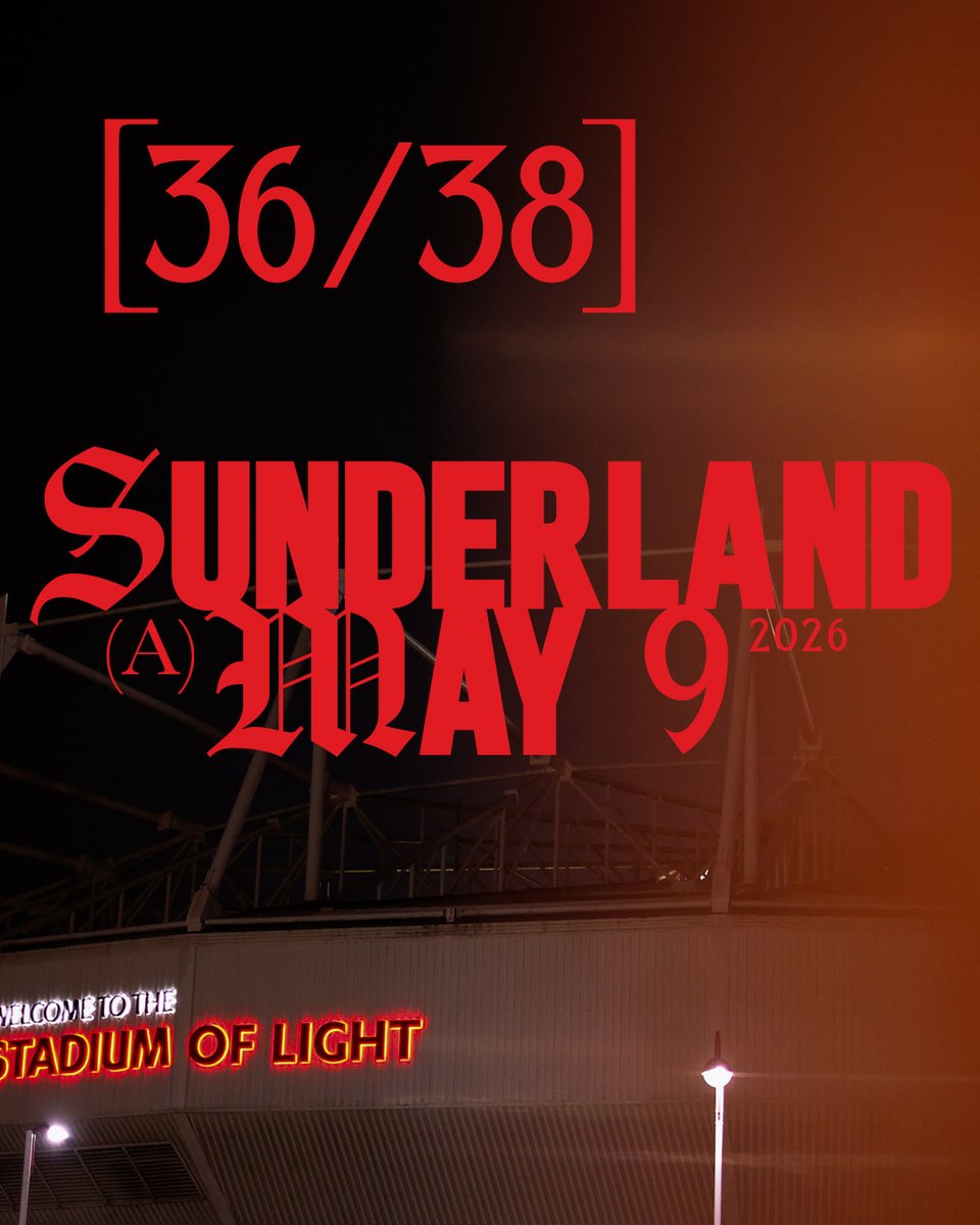 We'll return to the Stadium of Light in May of next year 🏟️