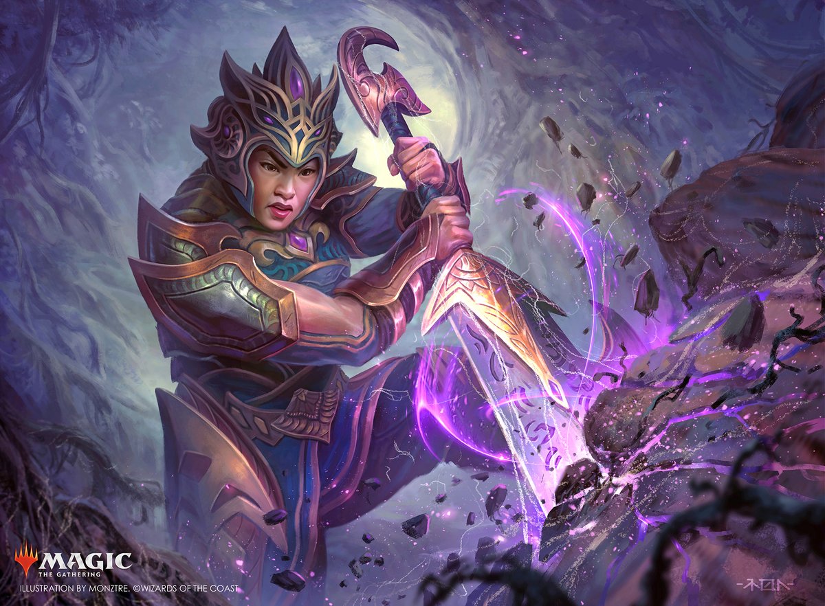"Runeblade Raiser" :)
Painted for MTG Alchemy: Tarkir Dragonstorm
(c)Wizards of the Coast | A.D: Sam Padilla
artofmonztre.carrd.co

#magicthegathering #mtg #mtgalchemy #mtgartist  #mtgart #artofmonztre #cardgame digitalpainting #mtgcommunity #wotc #fantasyart #TarkirDragonstorm