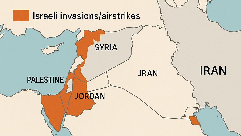 stalinopoulos's tweet image. Το Ιράν δεν έχει ξεκινήσει πόλεμο πάνω από 200 χρόνια
Το Ισραήλ έχει εισβάλει ή επιτεθεί σε όλους τους γείτονές: Αίγυπτο (1956-67), Λίβανο (1978-82-06), Συρία, Ιορδανία (1967)
Κατέχει την Παλαιστίνη και διεξάγει γενοκτονία
Αλλά το Ιράν είναι απειλή για την ειρήνη στη Μέση Ανατολή