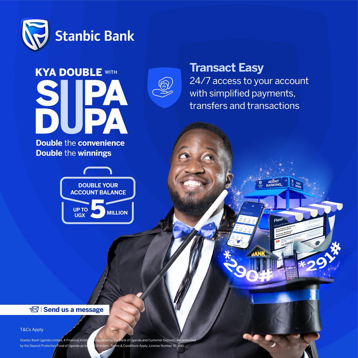 Amooti 🌹🌹 (@amooti_mami) on Twitter photo Experience effortless banking with 24/7 access to your account. Make payments, transfers, and transactions anytime, anywhere.
Scan the QR code below and get started
Dm <a href="/stanbicug/">Stanbic Bank Uganda</a> for more assistance
#SupaDupa Experience effortless banking with 24/7 access to your account. Make payments, transfers, and transactions anytime, anywhere.
Scan the QR code below and get started
Dm <a href="/stanbicug/">Stanbic Bank Uganda</a> for more assistance
#SupaDupa
