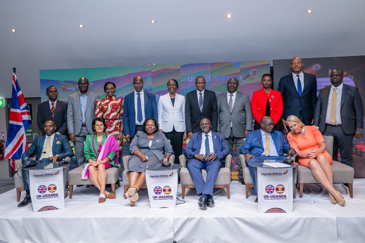 IreneMugisha's tweet image. A month ago today, Uganda Airlines launched its inaugural flights to Gatwick, London 🇬🇧✈️🇺🇬 This milestone marks more than just a new route—it’s a strategic move to facilitate ease of doing business and strengthen trade & investment ties between the UK and Uganda.
#UKUgandaTrade