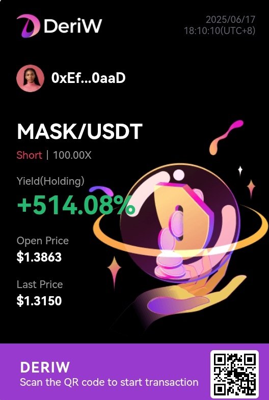 last_trenc's tweet photo. I chose Mask because it bridges the gap between Web2 and Web3 privacy, freedom, and decentralization right where the people are.
#DeriW #FlagMyToken https://t.co/EFTGAxMoDP