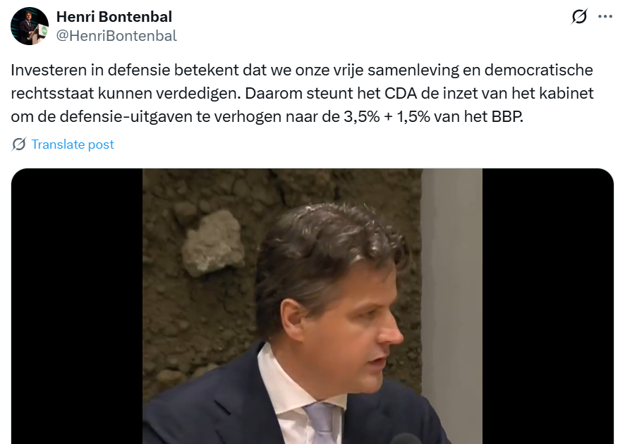 veen_els's tweet photo. Dezelfde partijen waar we de corona-spoedwet aan hebben te danken helpen nu om er enorm veel geld voor Defensie door te drukken. Toen was het virus de reden en nu toegenomen dreiging vanuit Rusland. En de media zijn weer propagandakanaal. Alles voor onze vrijheid en veiligheid. https://t.co/NWETBN7dMC