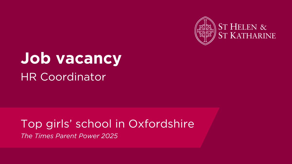 We are seeking to appoint a personable and highly organised individual to join our Human Resources Department. Apply now: bit.ly/SHSK-Jobs