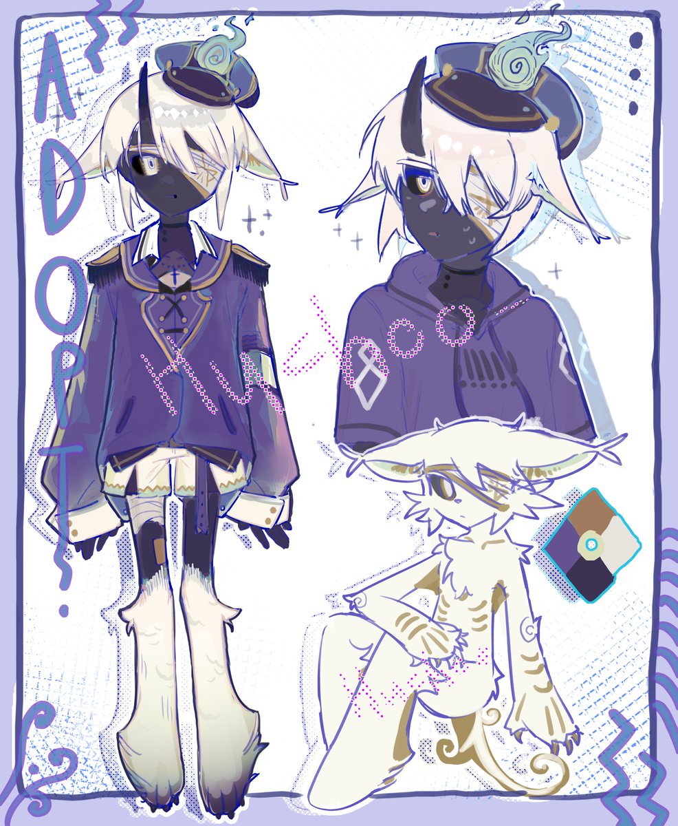 IN_0p's tweet image. #oc #adopt #Adoptable new adopt !!
*only Paypal
BID HERE ych.commishes.com/user/N_OP/