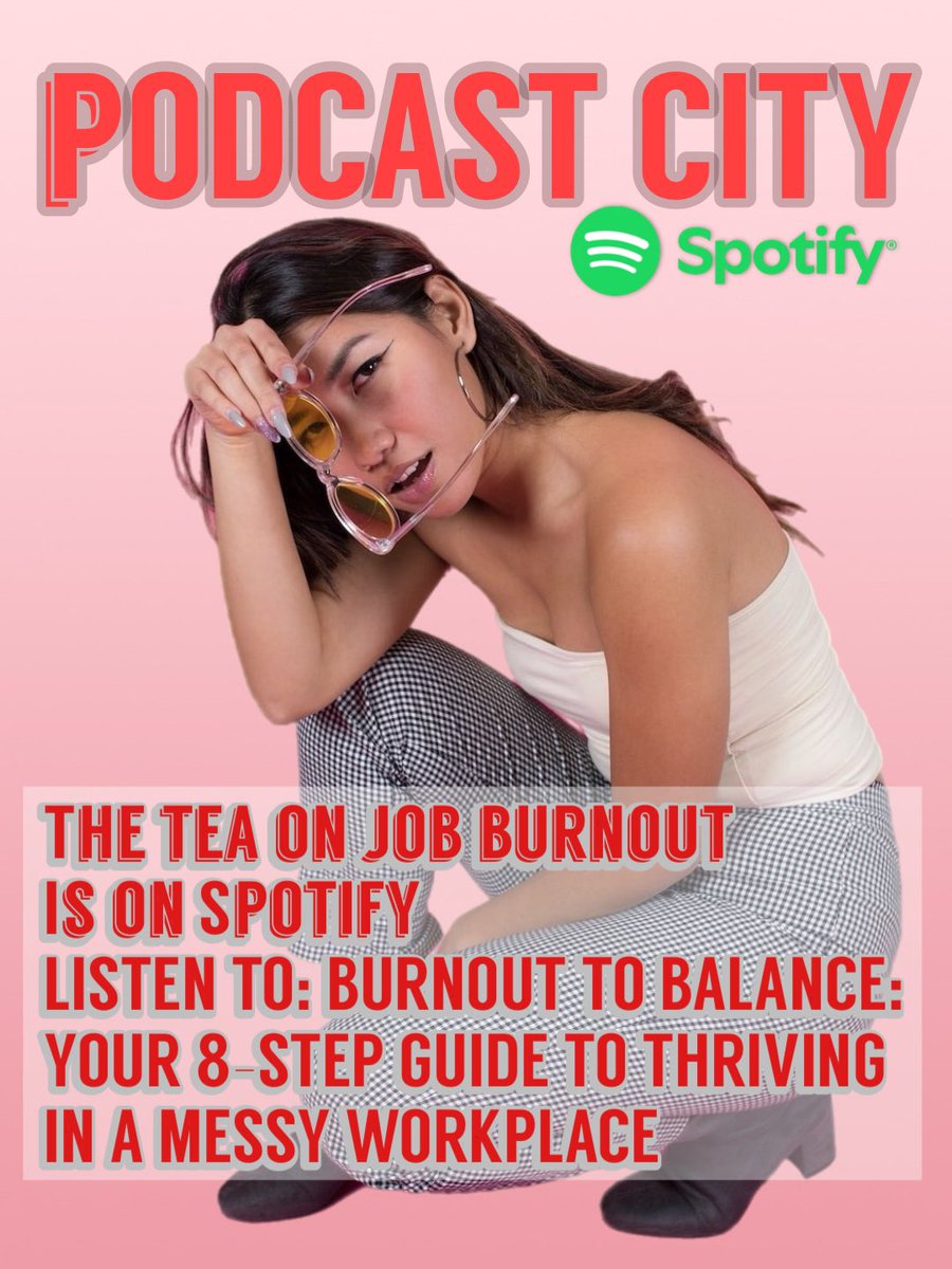 Burnout to Balance: Your 8-Step Guide to Thriving in a Messy Workplace  is a straight-talking book to getting your energy back and taking control of your work life: open.spotify.com/show/7zbvtiqGQ… #BurnoutToBalance #WorkLifeReset #ToxicWorkplace #BurnoutRecovery #WorkplaceWellness