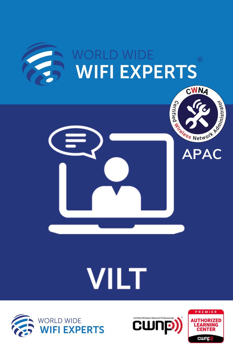 WWW_Experts's tweet image. @WWW_Experts  a worldwide major player in “real-world&quot; Wi-Fi / IoT industry knowledge, will provide ONLINE @CWNP  Certified Wireless Network Administrator (CWNA) training on July 14, 2025 in APAC region.

For registration: APAC@worldwide-wifi-experts.com

#cwnp #wifi