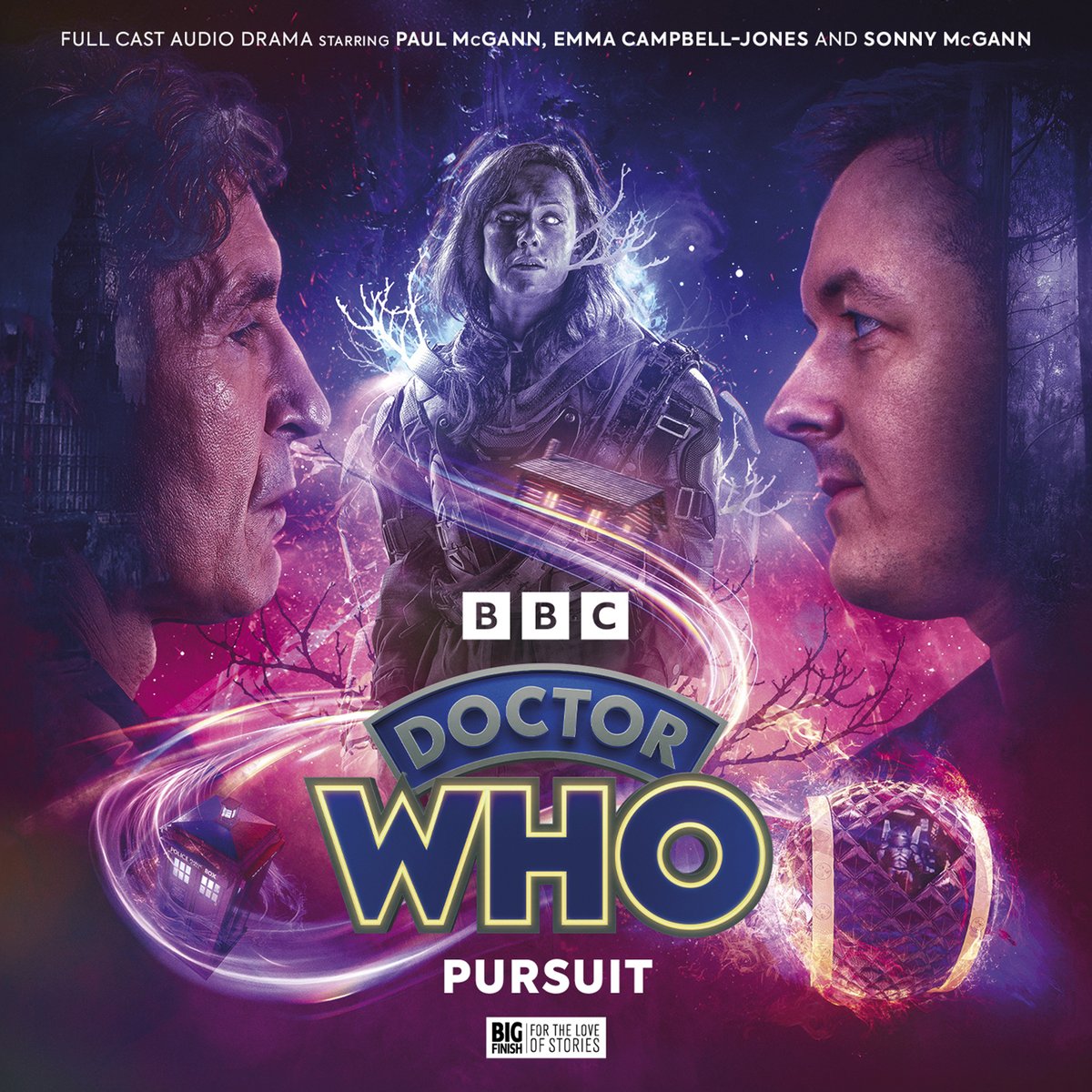 🚀 THE CHASE IS ON! 🚀 Click bgfn.sh/twpursuit to get the latest Eighth Doctor audio box set OUT NOW.  

Paul McGann, Sonny McGann, and Emma Campbell-Jones race across the stars in Time War – Uncharted: Pursuit!
