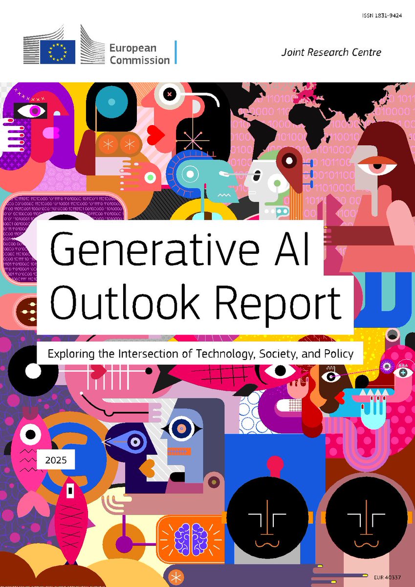 SOLARIS-EU (@solaris_eu) on Twitter photo 📘Generative AI Outlook 2025
🚀How GenAI is reshaping Europe’s future - from health & education to jobs & democracy.
⚠️Risks: bias, disinfo, disruption
📊Needs: trust, transparency & EU values
📄Read the JRC report: bit.ly/44ixAsl
#EU_Solaris
<a href="/Agenzia_Ansa/">Agenzia ANSA</a> <a href="/UniUtrecht/">Utrecht University</a> 📘Generative AI Outlook 2025
🚀How GenAI is reshaping Europe’s future - from health & education to jobs & democracy.
⚠️Risks: bias, disinfo, disruption
📊Needs: trust, transparency & EU values
📄Read the JRC report: bit.ly/44ixAsl
#EU_Solaris
<a href="/Agenzia_Ansa/">Agenzia ANSA</a> <a href="/UniUtrecht/">Utrecht University</a>