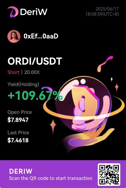 last_trenc's tweet photo. I chose $ORDI because it’s not just a coin it’s the foundation of Bitcoin’s next frontier true digital ownership, on-chain creativity, and the spirit of decentralization.
#DeriW #FlagMyToken https://t.co/B0xaxRTtIn