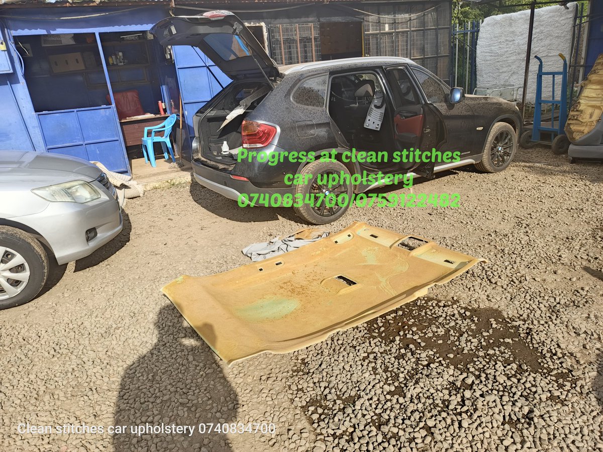 CleanUpholsters's tweet image. Don’t drive your machine with a sagging roof!
It ruins the vibe — and the look.

At Clean Stitches, we fix that. ✔️
Check out the Before &amp;amp; After 🔥

📍 Roysambu Mirema 1st Drive
📲 DM to book!

#CleanStitches #RoofLiningFix
#CarInterior #BeforeAndAfter
#CarUpholstery #NairobiCars