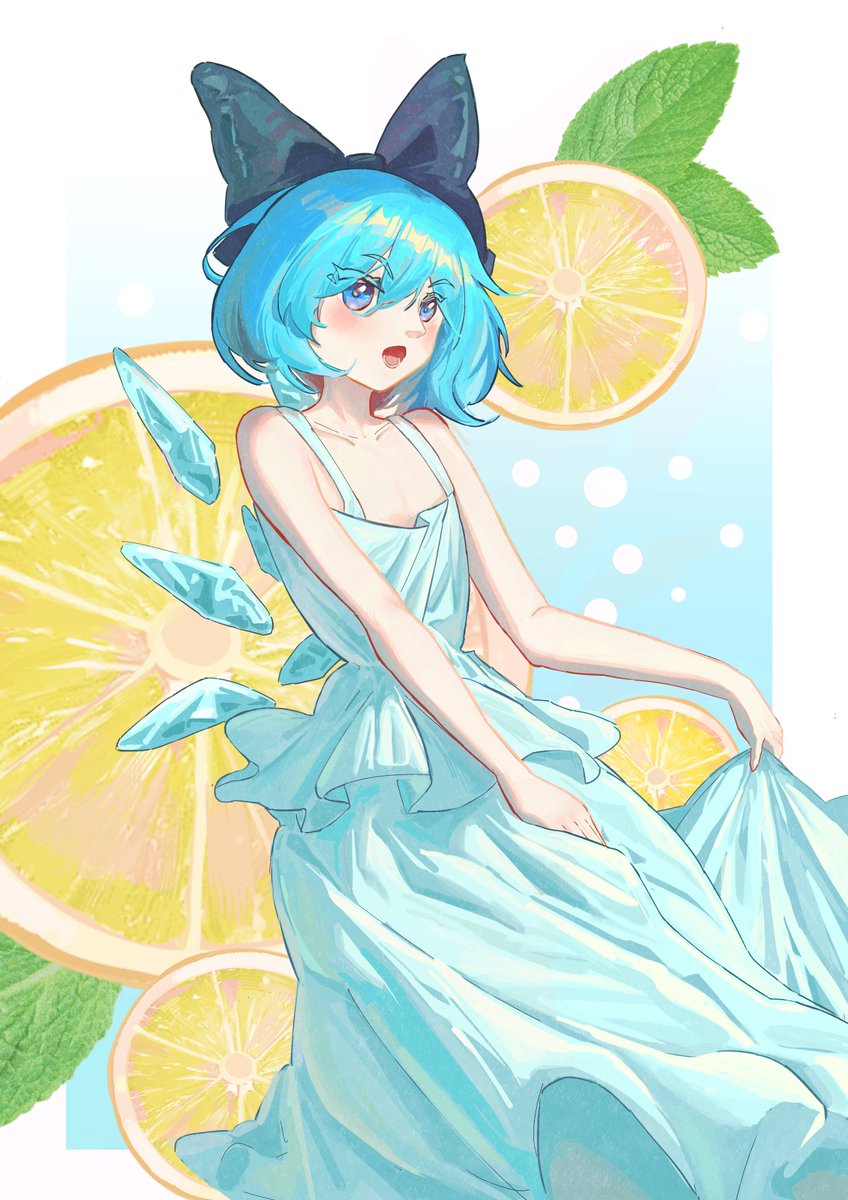 TIVEN_bangeng's tweet image. #东方project #東方Project
 #touhouproject #Touhou_Project 
#チルノ 
病了几天 拼尽全力画出来了T T