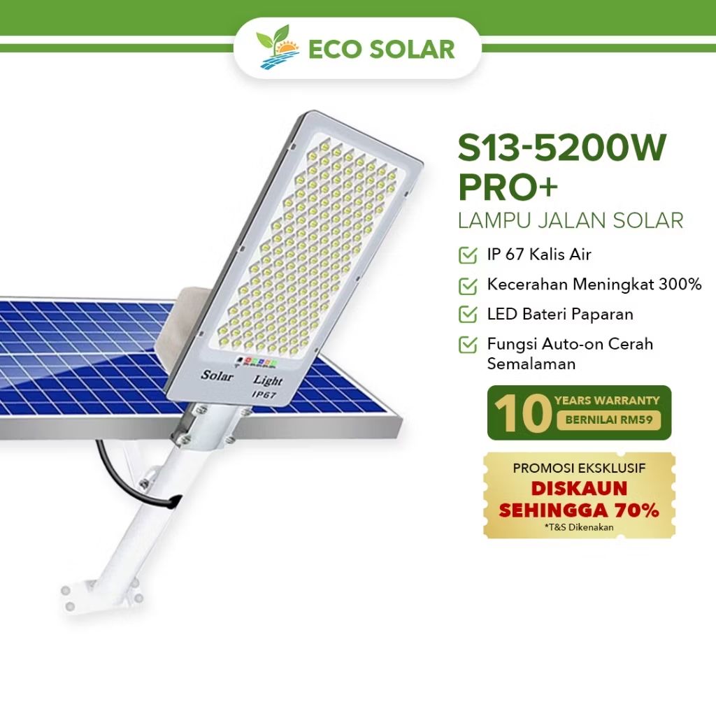 Lihat Lampu Solar Outdoor Waterproof Solar Light Outdoor Lighting IP67 Waterproof Solar Street Light 太陽能燈戶外led 5Years Warranty untuk RM13.40 - RM269.00. Dapatkan di Shopee sekarang! s.shopee.com.my/7V4jidUlOw?sha…