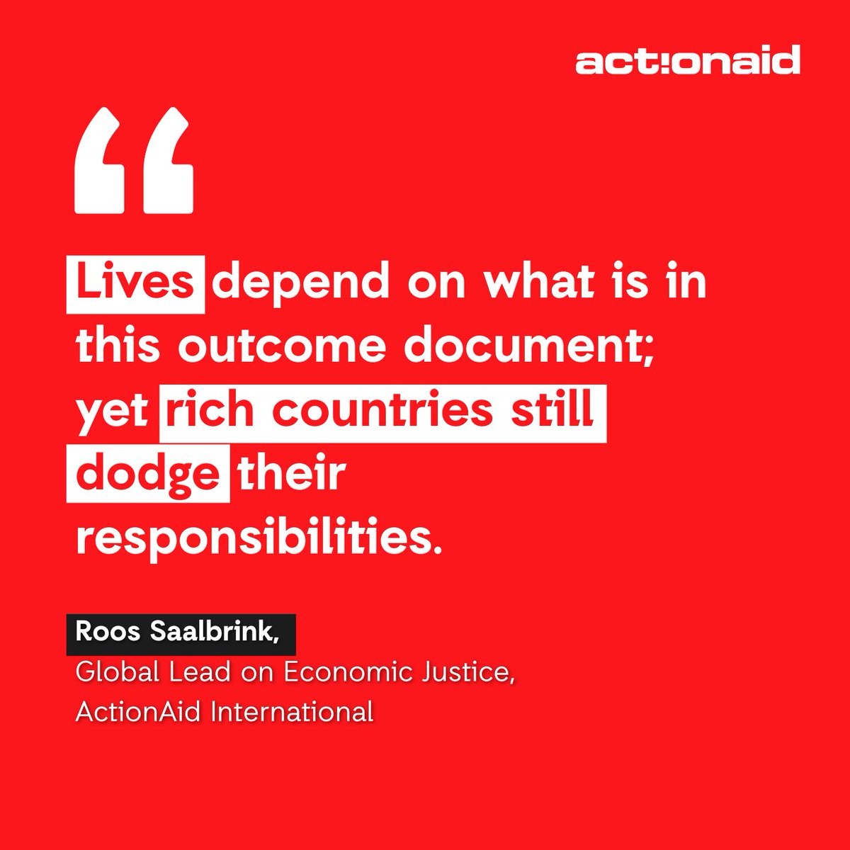 📢 The #FFD4 outcome was adopted by consensus, but rich countries watered down the debt section and ducked real system change. 

Our response sets out what must happen next. Read it here: bit.ly/3G2hLNe #CancelTheDebt #FfD4People #DebtJustice