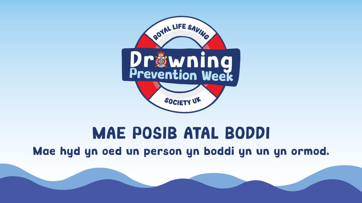 Mae boddi yn brif achos marwolaeth damweiniol plant.
 
Cyfrannwch a rhowch y sgiliau i’n plant fwynhau oes o hwyl yn y dŵr gydag adnoddau diogelwch dŵr am ddim Cymdeithas Achub Bywyd Brenhinol y DU - rlss.org.uk/DPW
 
#MwynhauDŵrynDdiogel #WythnosAtalBoddi