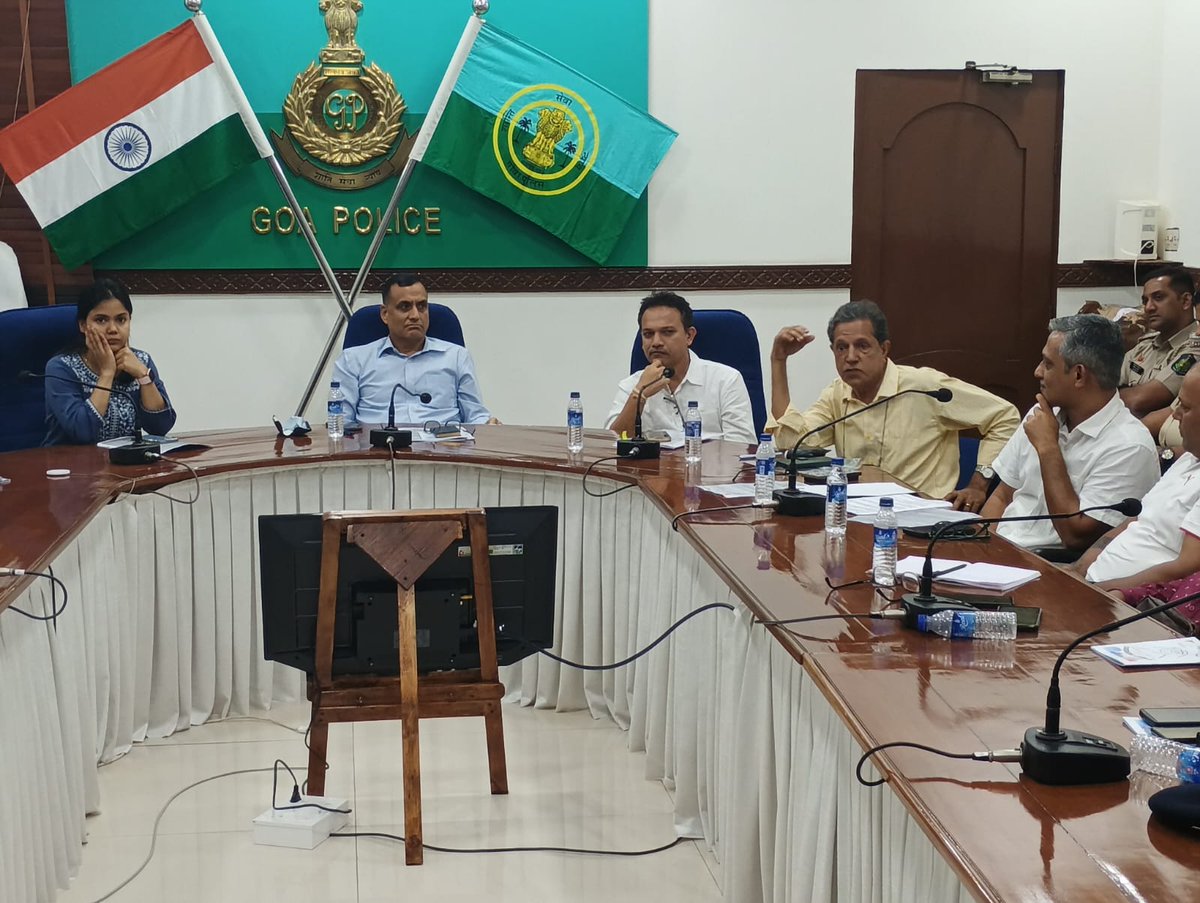 Accompanied Goa State Disability Commissioner <a href="/discommgoa/">Goa State Commission for Persons with Disabilities</a> <a href="/grpawaskar/">Guru Pawaskar</a> in an interactive session on the police role in implementing the Rights of Persons with Disability (RPwD) Act, 2016 programme for top Police officials of Goa upto the rank of Police Inspectors, today(Wednesday