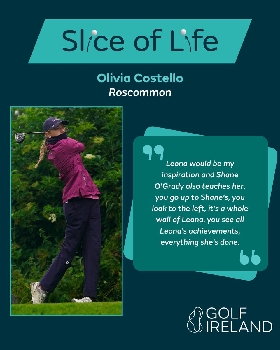 Golf Ireland (@golfireland_) on Twitter photo In this week's #SliceOfLife we talked to Roscommon teenager Olivia Costello as she looks to claim the <a href="/FlogasIreland/">Flogas</a> Irish Women's Amateur Open Championship this weekend.
Read about it 👉 golfireland.ie/news-detail?ne… In this week's #SliceOfLife we talked to Roscommon teenager Olivia Costello as she looks to claim the <a href="/FlogasIreland/">Flogas</a> Irish Women's Amateur Open Championship this weekend.
Read about it 👉 golfireland.ie/news-detail?ne…