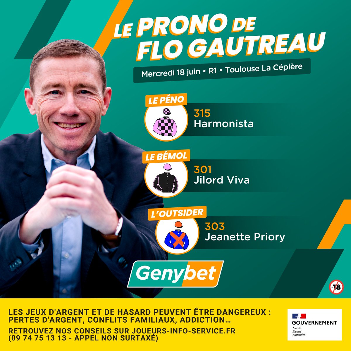 Genybet Turf ๐ (@genybet_turf) on Twitter photo Direction l'hippodrome de La Cรฉpiรจre pour une nouvelle รฉtape du GNT avec <a href="/FlorentGautreau/">Florent Gautreau</a> . INDY DE JYR peut prendre les commandes du classement gรฉnรฉral s'il reste au trot !
๐ฅ๐ฒฬ๐๐ป๐ถ๐ผ๐ป ๐ญ ๐ง๐ผ๐๐น๐ผ๐๐๐ฒ - ๐๐ผ๐๐ฟ๐๐ฒ ๐ฏ - ๐๐๐ฎ๐ฝ๐ฒ ๐ณ ๐๐ก๐ง - ๐ญ๐ด๐๐ฌ๐ฌ
๐๐ฒ Direction l'hippodrome de La Cรฉpiรจre pour une nouvelle รฉtape du GNT avec <a href="/FlorentGautreau/">Florent Gautreau</a> . INDY DE JYR peut prendre les commandes du classement gรฉnรฉral s'il reste au trot !
๐ฅ๐ฒฬ๐๐ป๐ถ๐ผ๐ป ๐ญ ๐ง๐ผ๐๐น๐ผ๐๐๐ฒ - ๐๐ผ๐๐ฟ๐๐ฒ ๐ฏ - ๐๐๐ฎ๐ฝ๐ฒ ๐ณ ๐๐ก๐ง - ๐ญ๐ด๐๐ฌ๐ฌ
๐๐ฒ