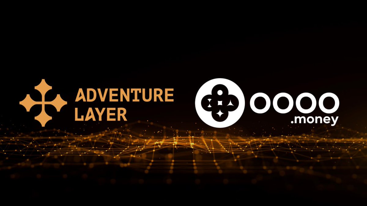 Adventure Layer x oooo 

Excited to announce our strategic partnership with <a href="/oooo_money/">oooo</a>  — pioneers of AI-powered cross-chain intent execution and asset interoperability. 

🪢oooo solves the pain of chain fragmentation by abstracting cross-chain communication into simple user