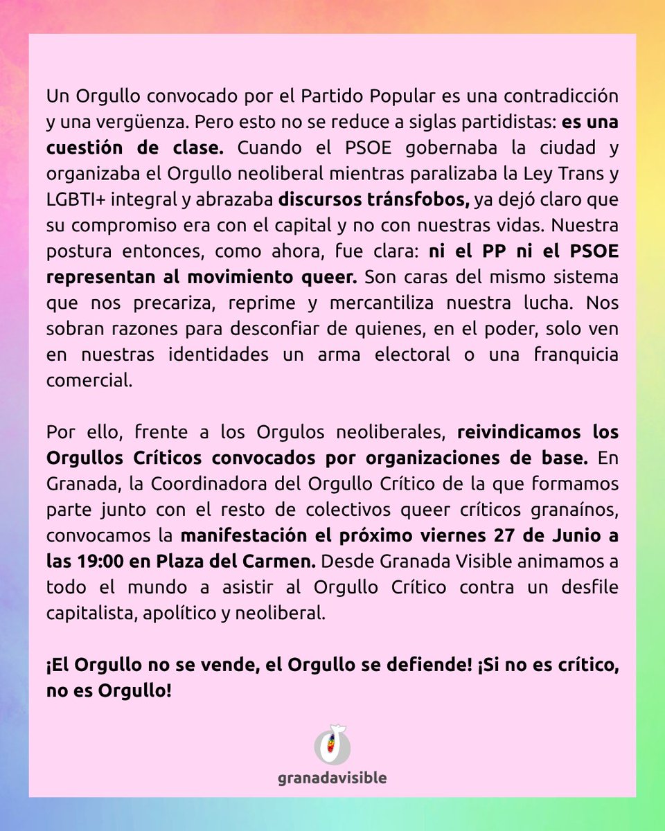 Granada Visible 🏳️‍🌈 tweet media