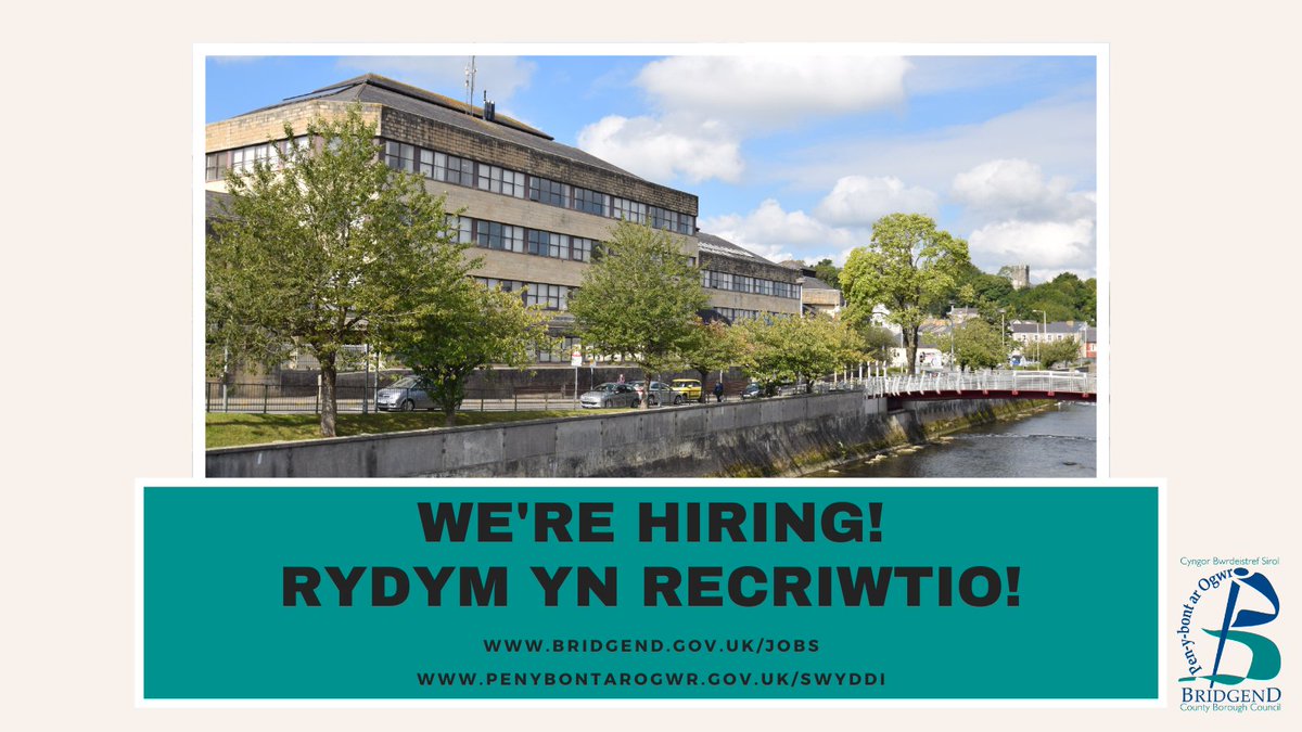 #Swydd: Gweithiwr Arweiniol (Cyfnod Penodol) - Cymorth Ieuenctid  

Mae cyfle cyffrous wedi'i greu o fewn ein tîm Gwasanaeth Cymorth Ieuenctid. 

📅  Dyddiad cau: 25 Mehefin

 jobs.bridgend.gov.uk/tlive_webrecru…