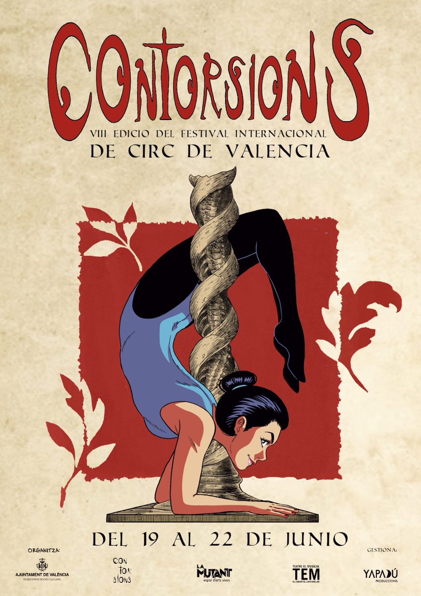 🎪 S'alça el teló de la 8a edició de #Contorsions, el Festival Internacional de Circ de #València!!

📍<a href="/TeatreElMusical/">Teatre El Musical</a>, <a href="/LaMutant_/">La Mutant</a>, cobert núm. 2 del Port i plaça de la Mare de Déu

Programa ▶️ lc.cx/2_efN3

🎟️ Gratuït

📆 Del 19 al 22 de juny