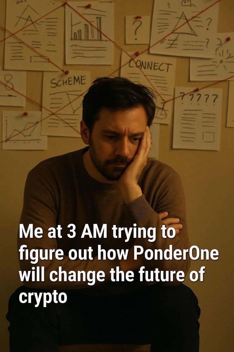 BigBiz_C's tweet image. Me at 3 AM with 16 tabs open, notebooks full of theories, and one goal: 🧠

Understanding how @PonderOneLabs is about to flip the crypto world upside‑down.

Dive in:  
🌐 ponder.one  
💬 t.me/+PykQQR9t7eUxM…  

#CryptoDeepDive #PNDR #Web3 #BlockchainFuture