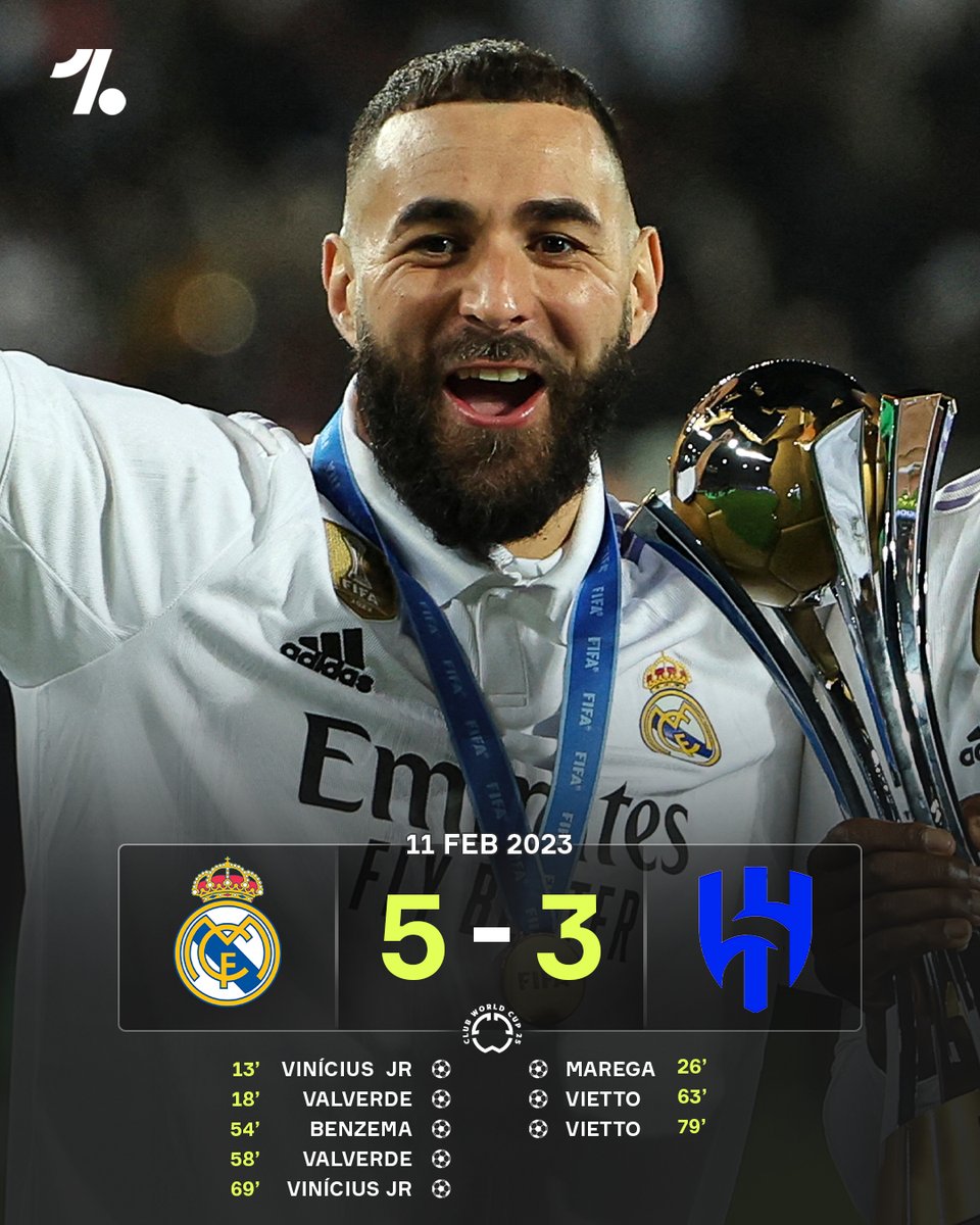 OneFootball's tweet image. Real Madrid and Al-Hilal brought fireworks the last time they played 😮‍💨🎆