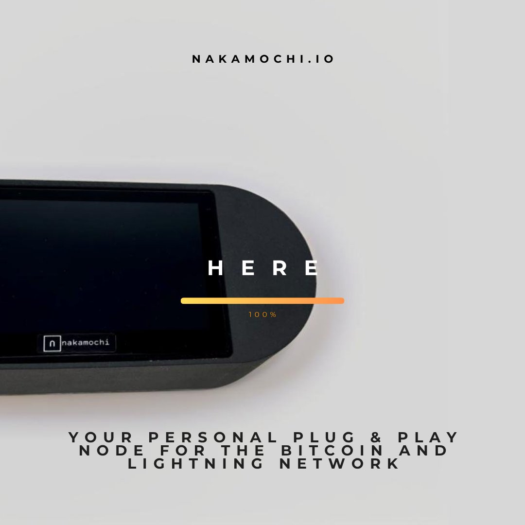 nakamochiq's tweet photo. Discover Nakamochi, your personal full node for 100% financial independence and security. Now available
#bitcoin #bitcoinfullnode #lightning #nakamochi https://t.co/Fc63asTmt1