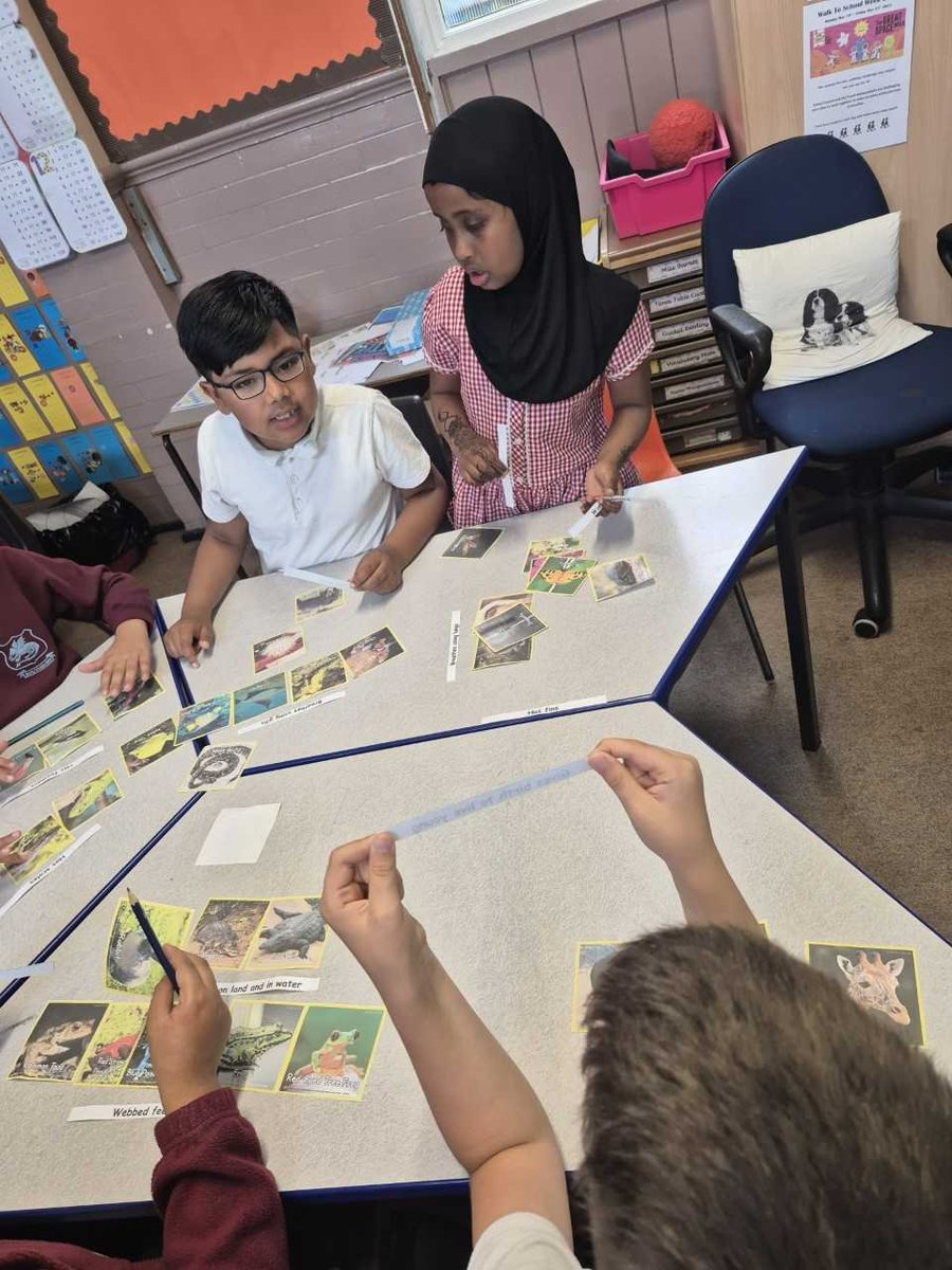 In Science, Year 4 have been learning all about classification and had the task of grouping animals based on their similarities and differences.