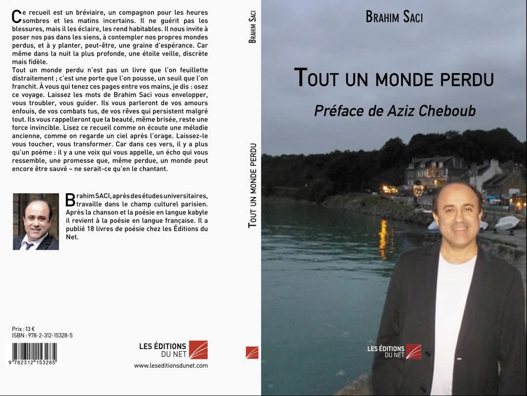 Brahim SACI (@brahimsaci) on Twitter photo Mon 19è livre de poésie
#poesie #poetry #parution #publication #paris #followers <a href="/Editions_Du_Net/">Les Editions du Net</a> Mon 19è livre de poésie
#poesie #poetry #parution #publication #paris #followers <a href="/Editions_Du_Net/">Les Editions du Net</a>