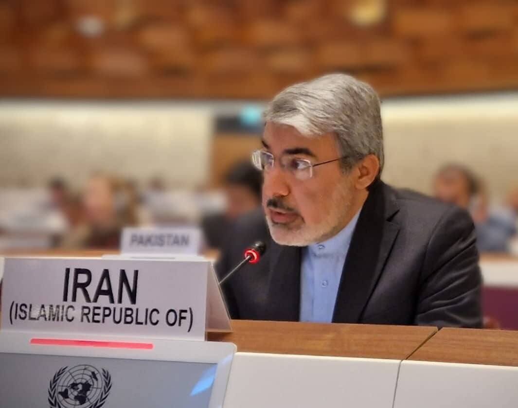 VortexWatchHQ's tweet photo. 🇮🇷 Iran Warns U.S.:
If Washington joins the war on Israel’s side, Tehran will respond “immediately and decisively,” says Iran’s UN envoy Ali Bahreini.
 “Our response will be serious, resolute — and without limitations.”
#IranIsraelConflict #iranisraelwar #America #MiddleEast https://t.co/Y8eqMmnjWp