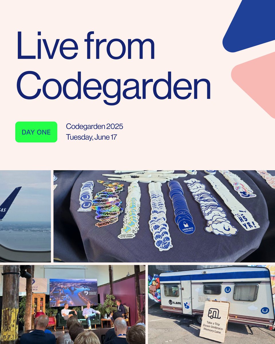 What a great way to kick off #Codegarden2025!

Yesterday was the perfect warm-up for Martin, Andy, and Matt! 

Packed with padel matches, exploring the surroundings, and diving into some standout early talks. 

Stay tuned, there’s plenty more to come 📱
#umbraco #codegarden