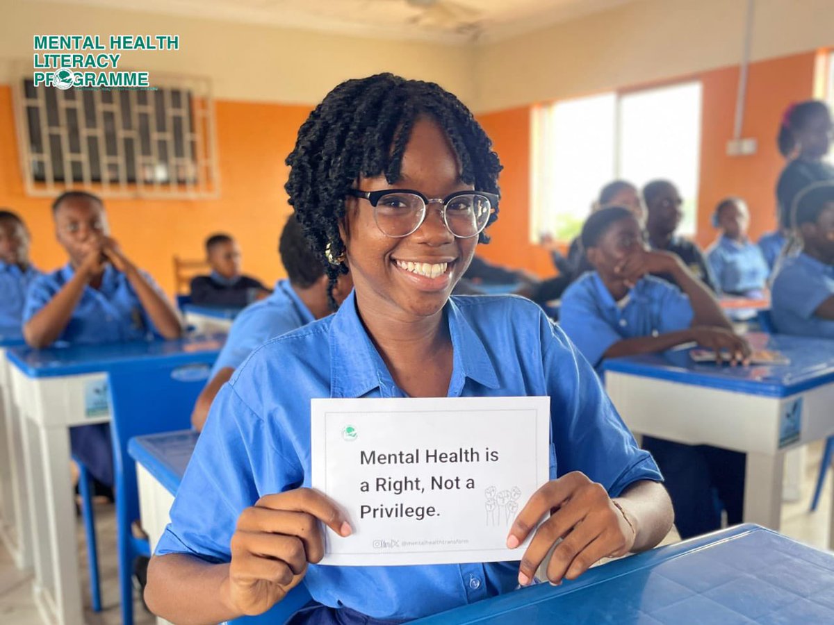 Mentalhealthth's tweet photo. 📚 Mental Health Literacy at Bodija International School
Last Tuesday, our team introduced the Mental Health Literacy Program to the students of and it was powerful! 💬✨
We believe early education is the foundation for lasting change.
#MentalHealthAwareness #mht https://t.co/YE7UGDyQt7