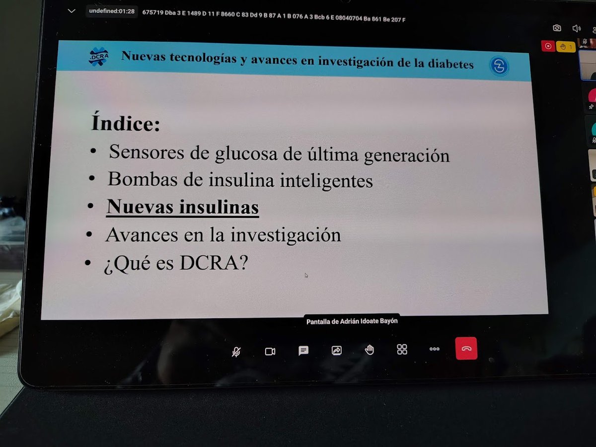 Sodicar's tweet image. Ayer disfrutamos de un seminario enriquecedor con el Dr. Adrián Idoate @diabetesdcra , donde conocimos lo último en sensores, bombas de insulina y avances en investigación de la #diabetes.
👏 Gracias por compartir conocimiento y compromiso. 💙