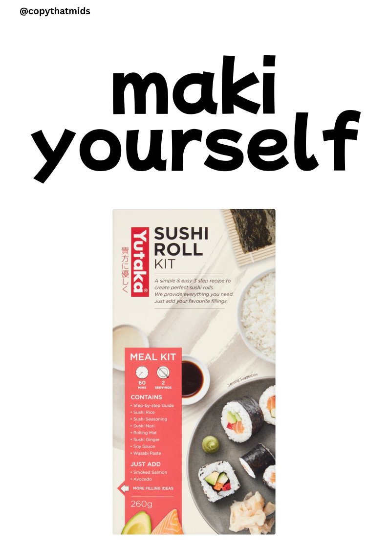 One Minute Brief of the Day:
Create posters to advertise #SUSHI for #InternationalSushiDay 🍱 @oneminutebriefs