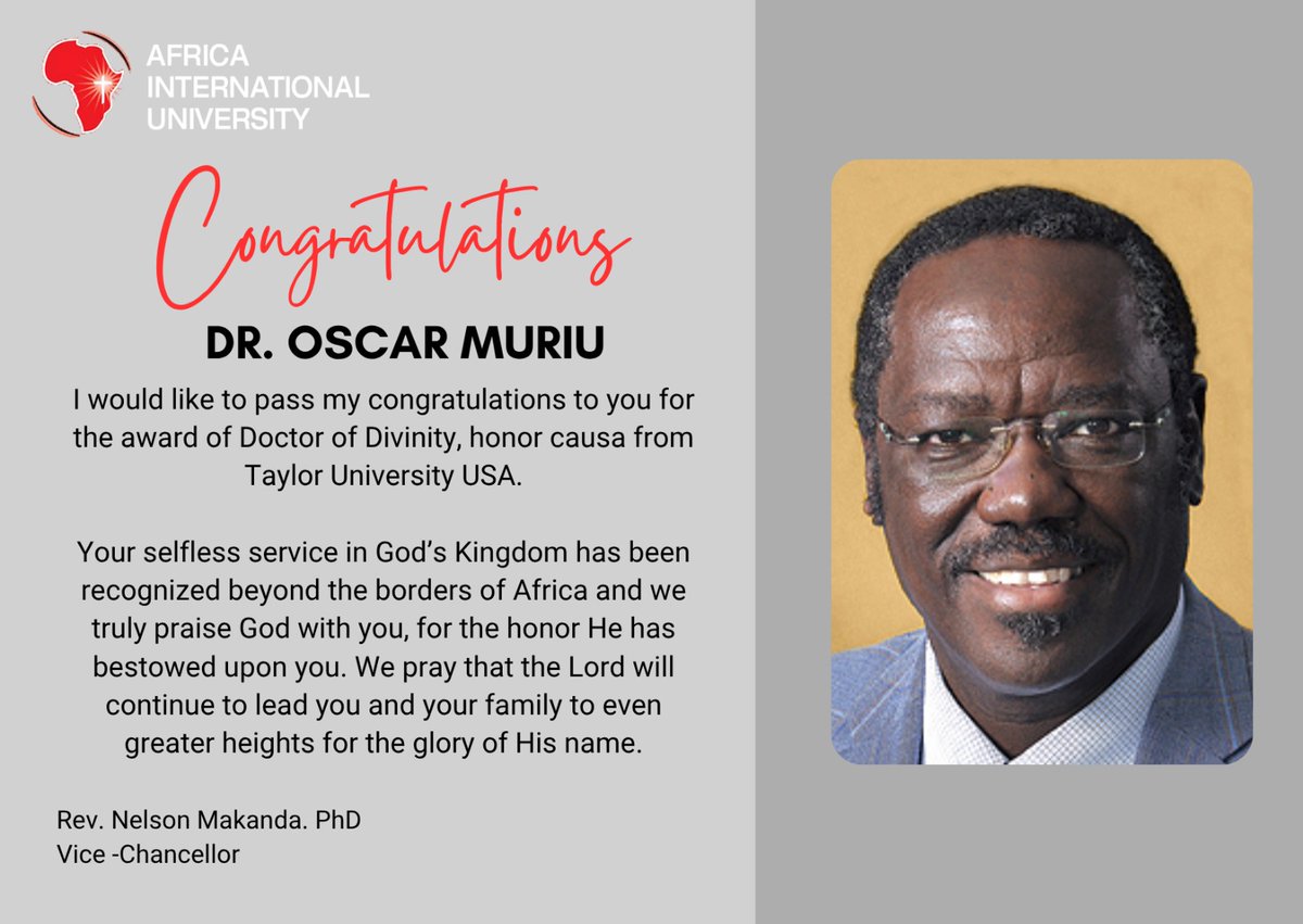 Congratulations <a href="/OscarMuriu/">Oscar Muriu</a> for this great milestone!