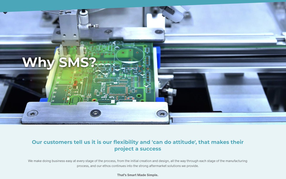 Bridging the Innovation Gap
From concept to customer, we manage every step of the product lifecycle. Whether you're a startup or a household name, we harness innovation to make complexity simple.
#ItsSmartMadeSimple #EMS  smselectronics.com  
#EMSPartner