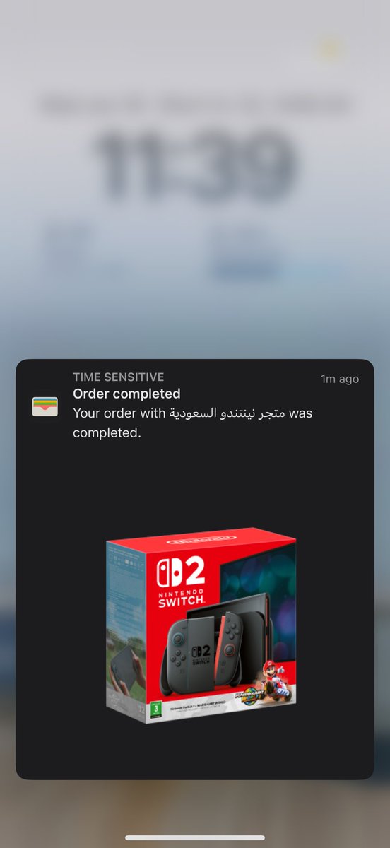 ____Zie____'s tweet photo. Just ordered the Nintendo Switch 2 from the official Nintendo Saudi store @NintendoSaudi 🇸🇦🎮 and it’s on the way!
Can’t wait to get my hands on it 🤩🔥 childhood dreams loading… 📦🚀 #NintendoSwitch2 https://t.co/Kmn6xVS74Q