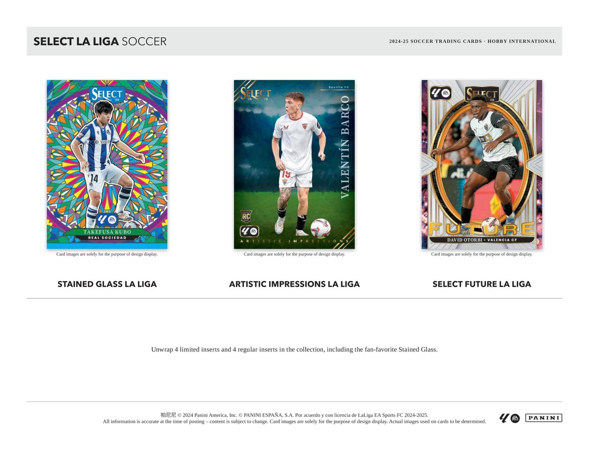 製品情報】 2025年7月5日 発売予定 ⚽2024-25 SELECT LA LIGA SOCCER