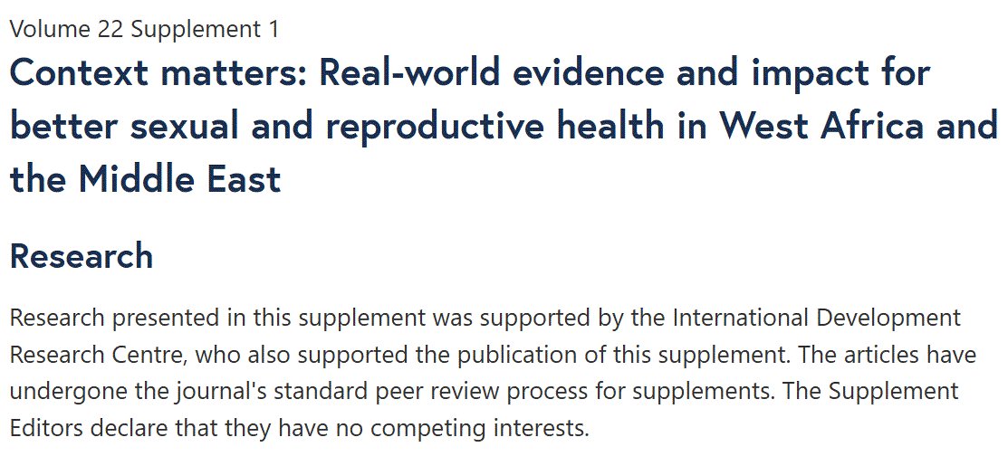 Join <a href="/IDRC_CRDI/">IDRC | CRDI</a>'s bilingual virtual event on 📅 June 19, 2025 🕐4:00–5:30 PM EAT to launch a new <a href="/BioMedCentral/">BMC</a> supplement on adolescent SRHR in fragile settings by registering here: buff.ly/qDjnDGO. 

The supplement features #IamAPHRC insights on using radio to reach