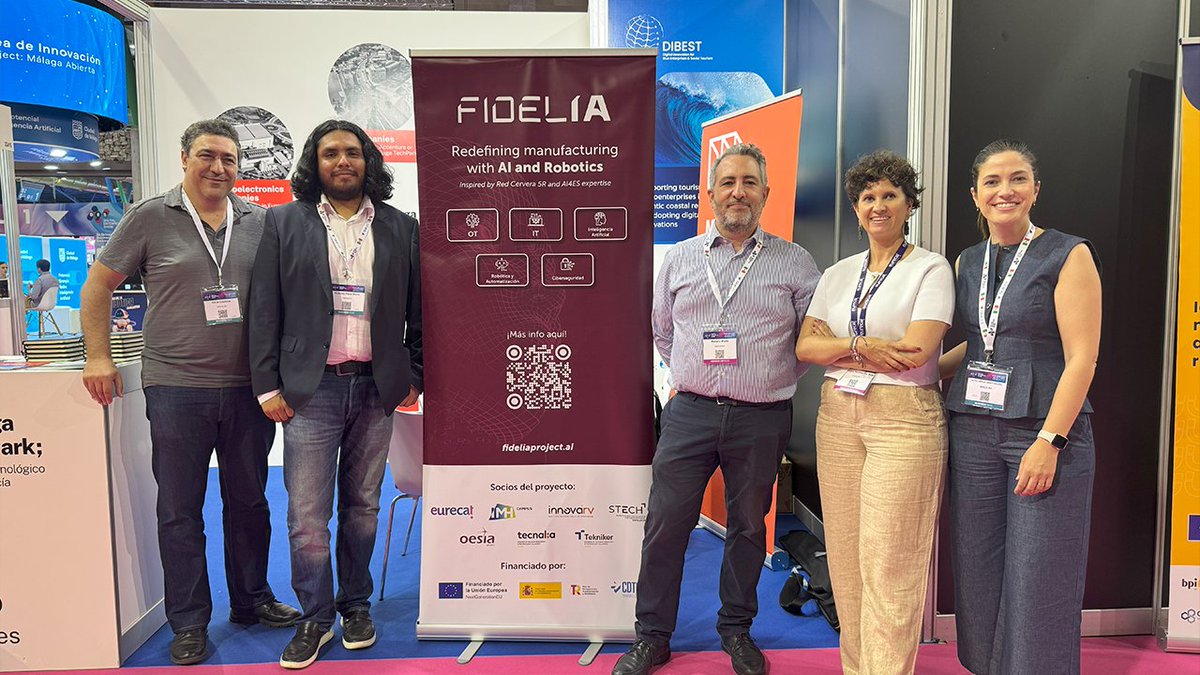 💡 Presentamos el proyecto #FIDELIA en el <a href="/DES_show/">#DES2025</a> , iniciativa que impulsa un ecosistema de innovación inclusivo, que fomente y estimule el desarrollo tecnológico y la innovación. Este reúne a agentes clave en #FabricaciónInteligente, #IA y #DeepLearning

#DES2025 #Innovación