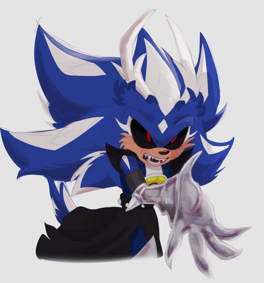Wymond - 12 years ago in the War of Empires 

I had already mentioned that Wymond still retains his Neo Metal Sonic abilities, he becomes a metallic mass if he wants to drastically change his appearance.