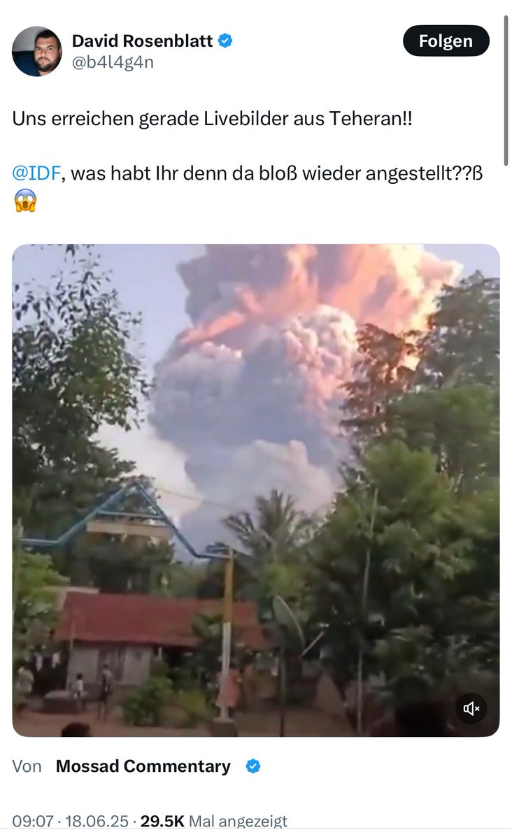 Das Problem ist, wenn man Vulkanausbrüche als Kriegspropaganda nutzt, macht es die Sache an sich nicht besser 🥴
Von beiden Seiten nicht.