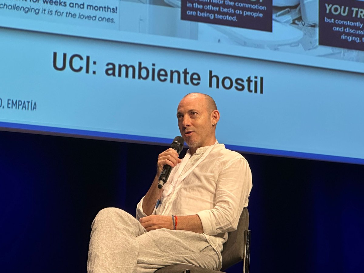 Mesa SEMICYUC-<a href="/seeiucoficial/">SEEIUC</a>
🏥 Secuelas Post-UCI
Pacientes que han pasado por cuidados intensivos han tenido voz en esta mesa tan especial de nuestro Congreso. Nos han podido contar su experiencia
▶️ Prevención del estrés emocional.
▶️ Rehabilitación temprana.
#semicyuc2025