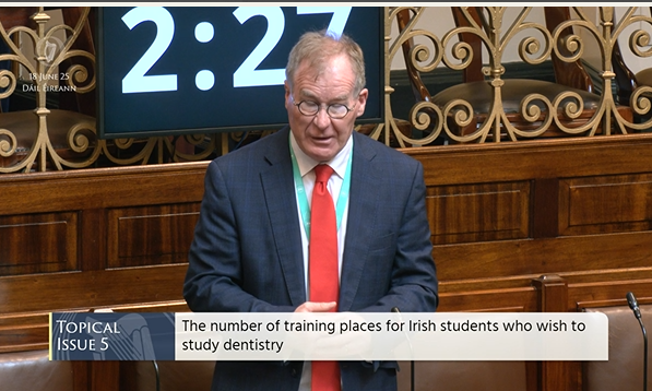 Houses of the Oireachtas - Tithe an Oireachtais (@oireachtasnews) on Twitter photo #Dáil Topical Issue 5: Deputy Colm Burke <a href="/ColmBurkeTD/">Colm Burke TD</a> - To the Minister for Further and Higher Education, Research, Innovation and Science: The number of training places for Irish students who wish to study dentistry. #SeeForYourself
oir.ie/0a4ff4f #Dáil Topical Issue 5: Deputy Colm Burke <a href="/ColmBurkeTD/">Colm Burke TD</a> - To the Minister for Further and Higher Education, Research, Innovation and Science: The number of training places for Irish students who wish to study dentistry. #SeeForYourself
oir.ie/0a4ff4f