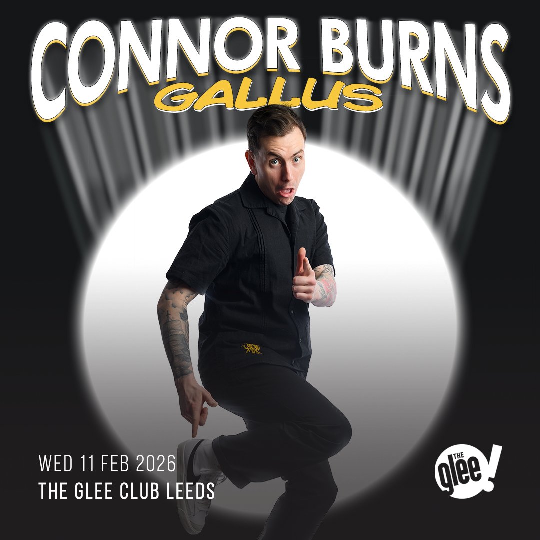 The Glee Club Leeds (@gleeclubleeds) on Twitter photo 🚨 NEW SHOW: Join us on Wed 11th Feb for the new show from Scotland’s hilarious breakthrough stand-up star, <a href="/ConnorBurns3/">Connor Burns Comedy</a>!
Lightning fast, razor-sharp wit combined with Scottish-level cynicism, to create the perfect storm of brilliant jokes
🎟 On general sale 10am Fri 20th June 🚨 NEW SHOW: Join us on Wed 11th Feb for the new show from Scotland’s hilarious breakthrough stand-up star, <a href="/ConnorBurns3/">Connor Burns Comedy</a>!
Lightning fast, razor-sharp wit combined with Scottish-level cynicism, to create the perfect storm of brilliant jokes
🎟 On general sale 10am Fri 20th June