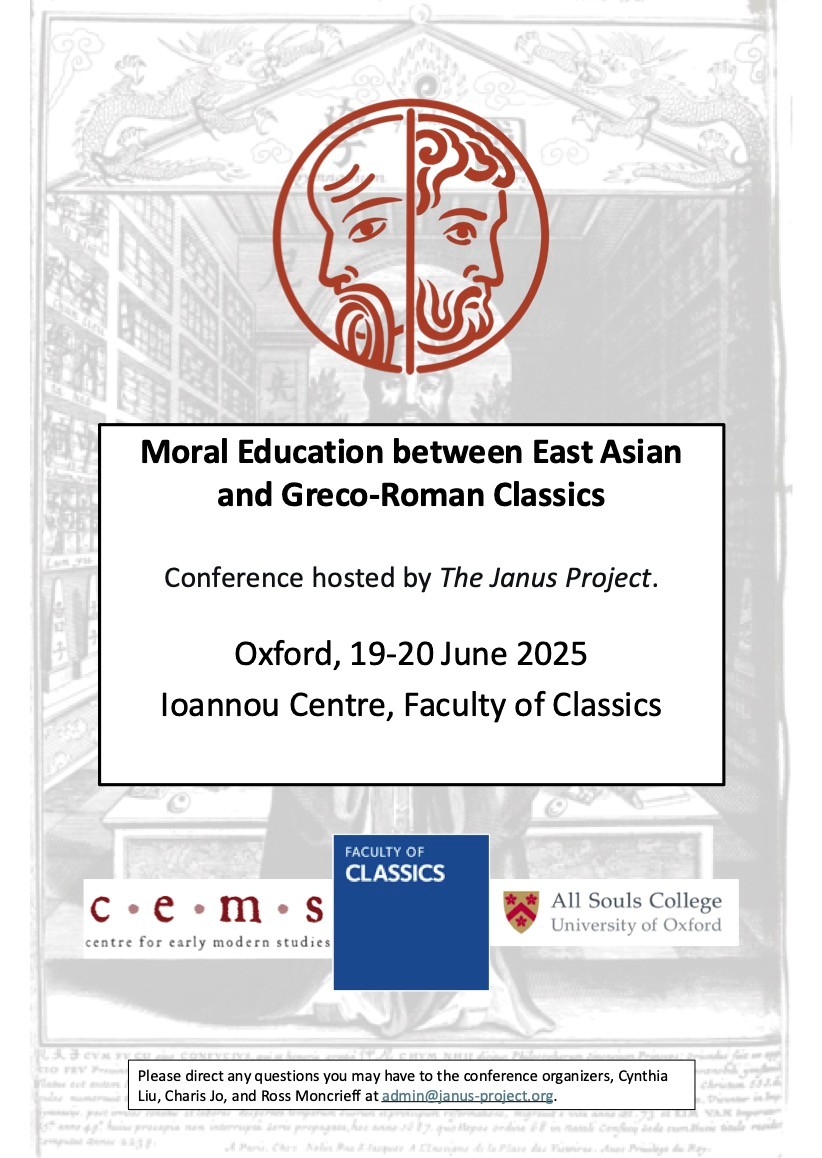 RossMoncrieff's tweet image. Tomorrow is the first day of the @JanusProject_ conference! We have a fantastic line-up and it promises to be a really exciting two days. Do come along to the Oxford Classics Faculty if you can!