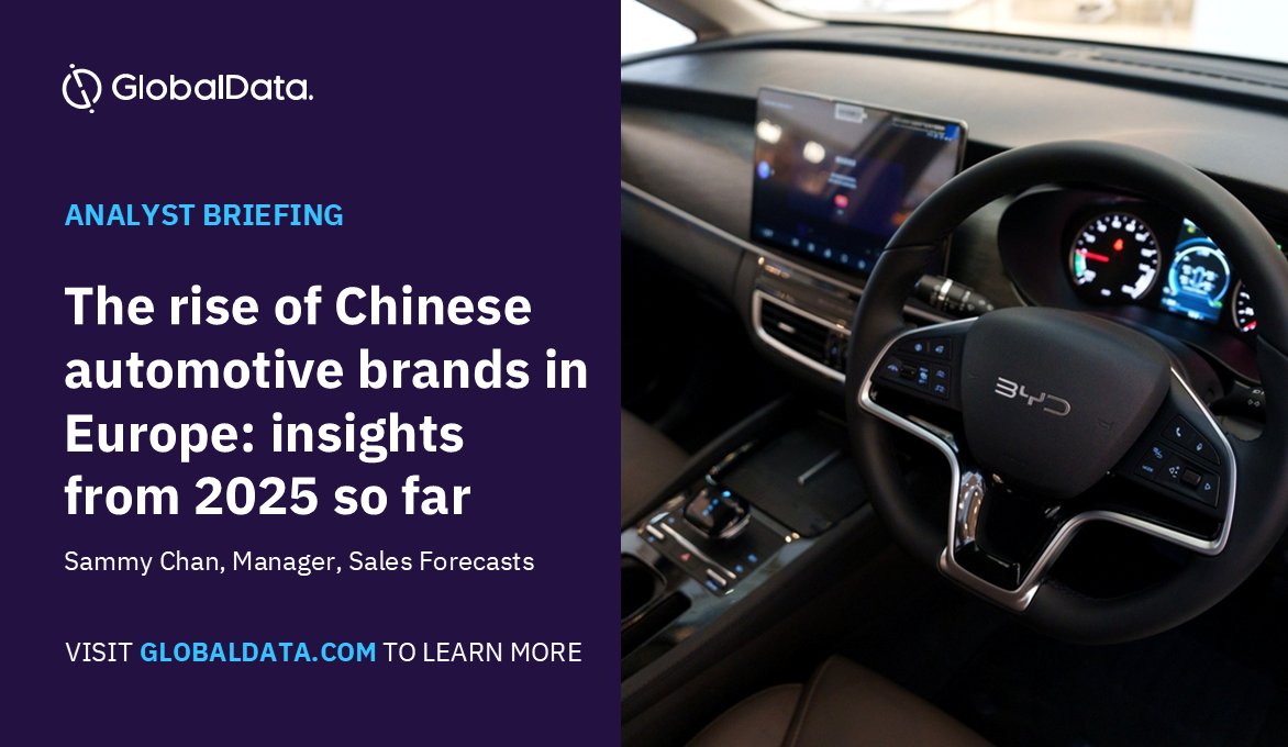 GlobalData Automotive (@automotive_gd) on Twitter photo As we approach the midpoint of 2025, the momentum of Chinese brands has gathered more pace.
Read more in our latest Analyst Briefing on <a href="/justauto/">just-auto.com</a>: bit.ly/4kGsEmU As we approach the midpoint of 2025, the momentum of Chinese brands has gathered more pace.
Read more in our latest Analyst Briefing on <a href="/justauto/">just-auto.com</a>: bit.ly/4kGsEmU
